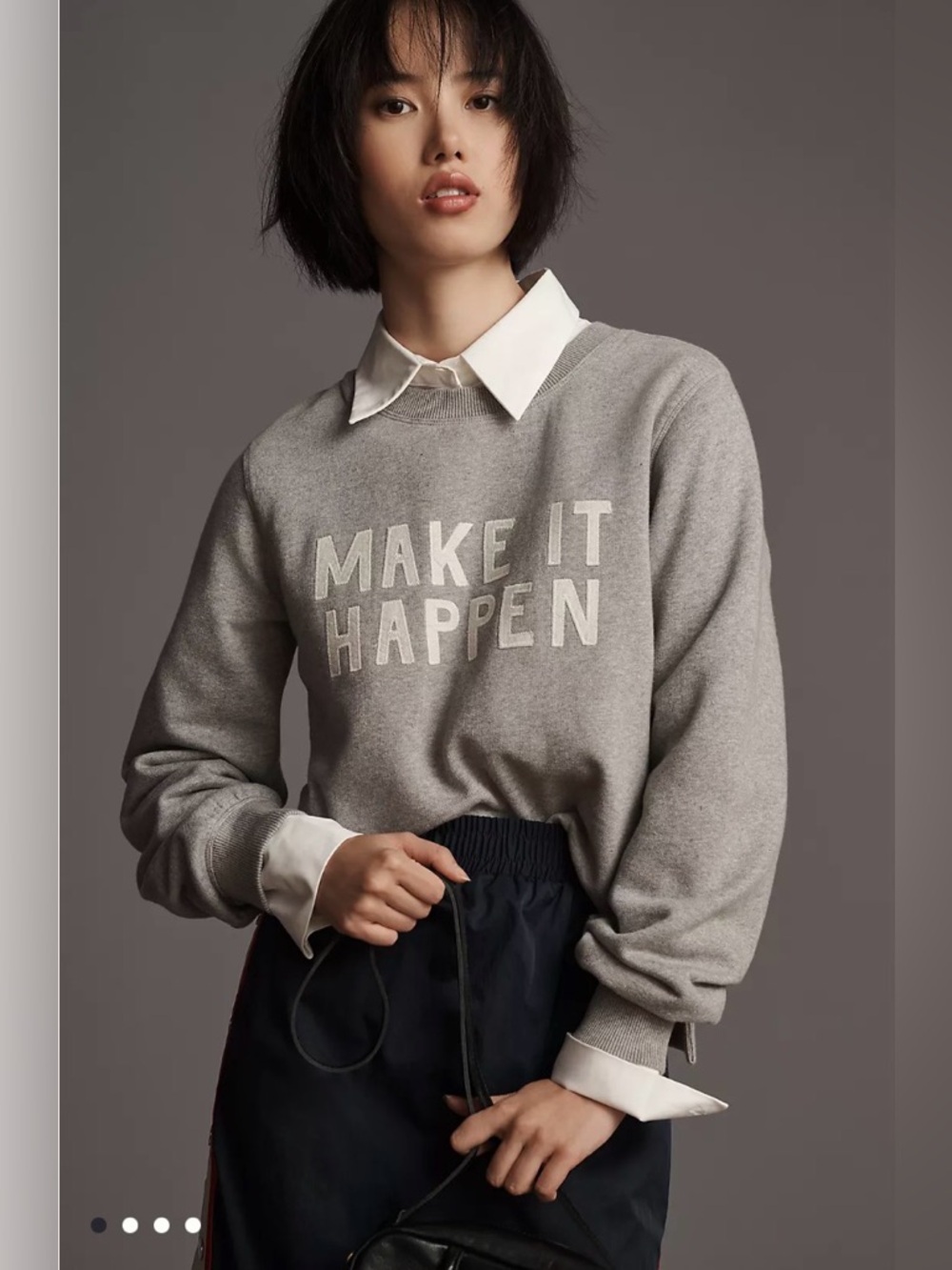 NWT: Anthropologie Ashley Brown Durand Late Summer Flowers Sweatshirt